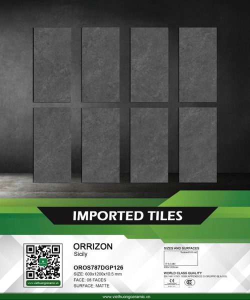 Gạch 60x120 Nhập khẩu Trung Quốc OROS787DGP126