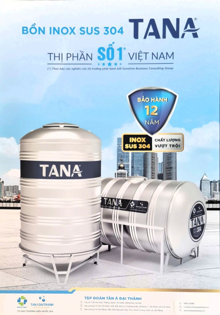 Bồn inox Tân Á Đại Thành-TÂN Á