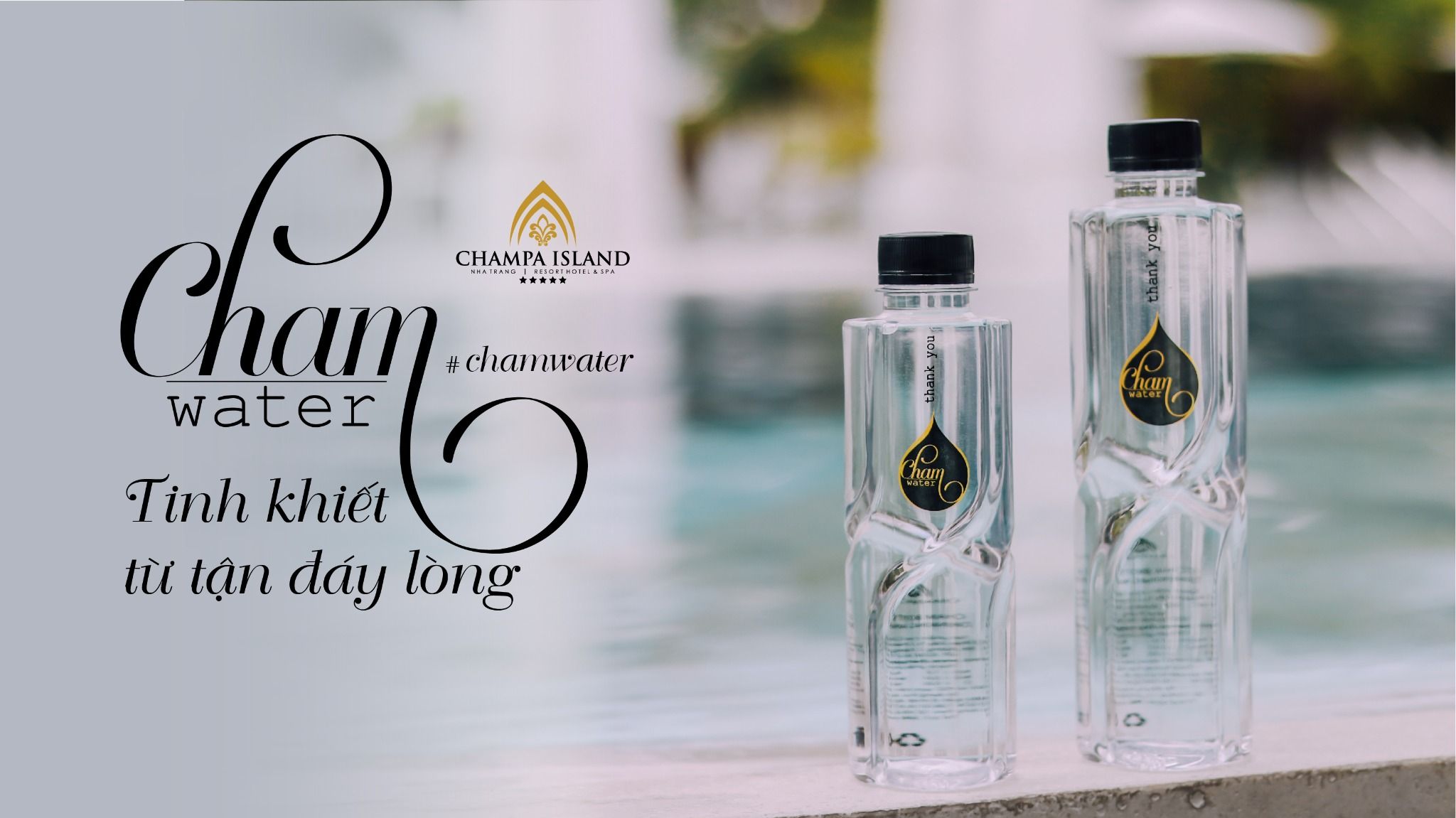 CHAM WATER - NƯỚC UỐNG ĐÓNG CHAI TINH KHIẾT