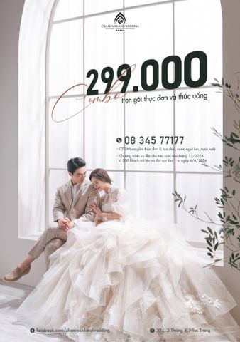  COMBO TRỌN GÓI CƯỚI CHỈ TỪ 299.000Đ 