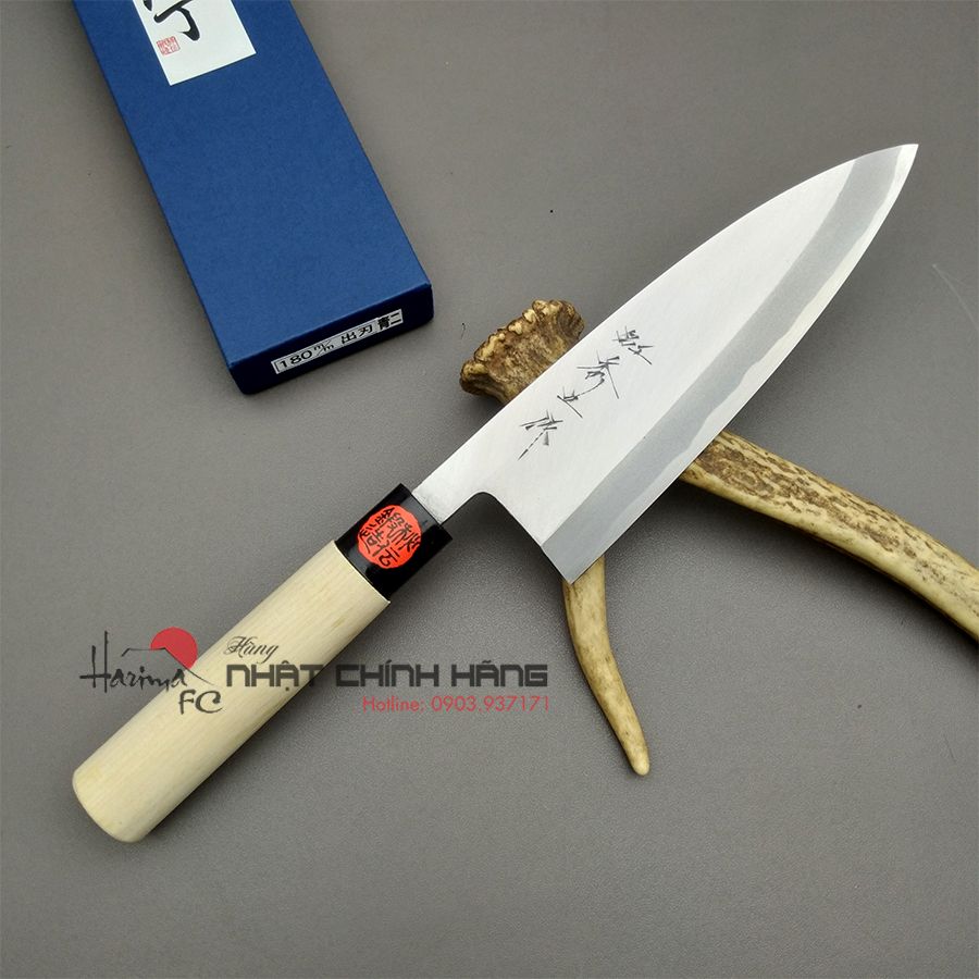 Dao Deba Tanaka thép Aogami ghép 2 lớp 180mm - Nhập khẩu Nhật Bản