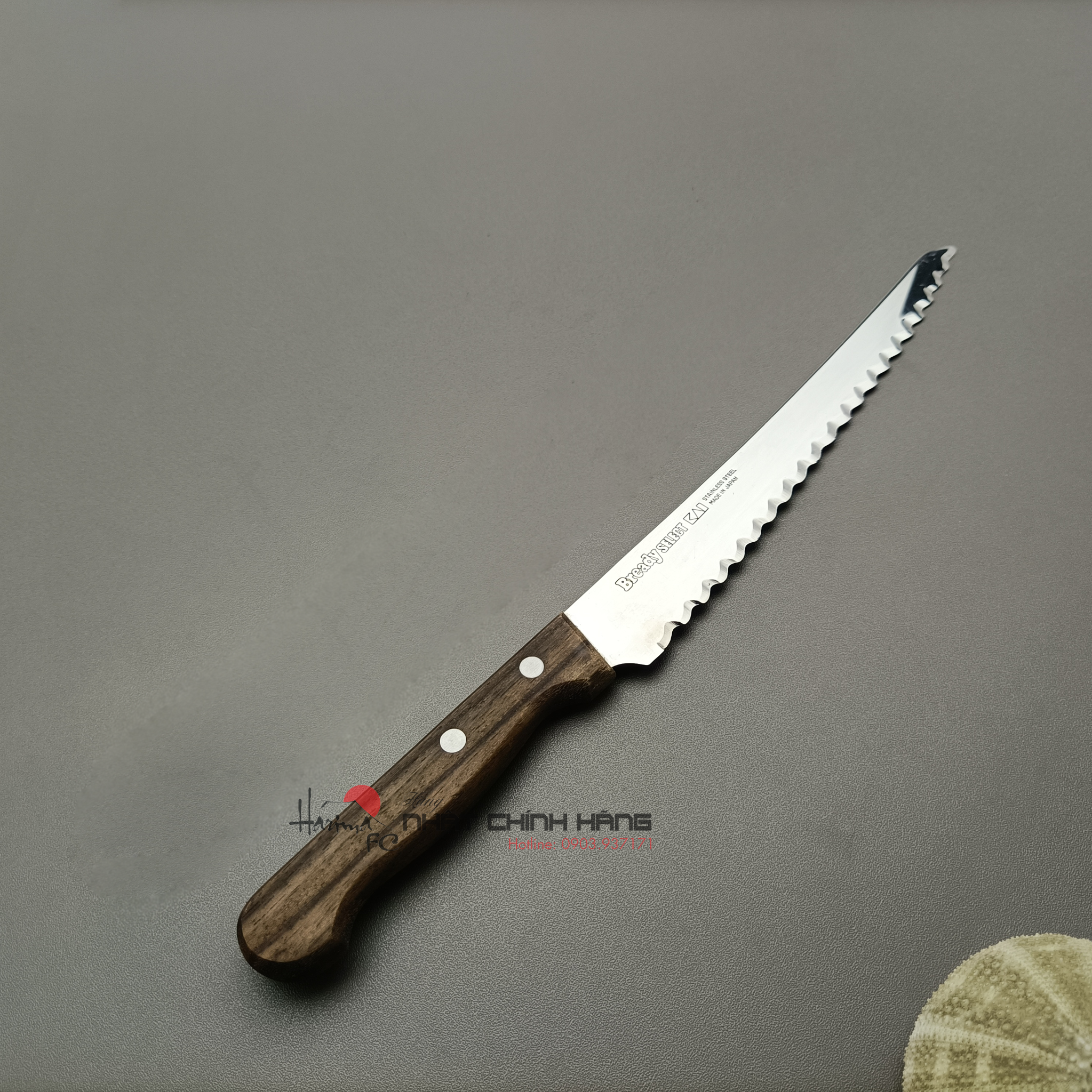 Dao Cắt Bánh Mì Sandwich Kai 210mm