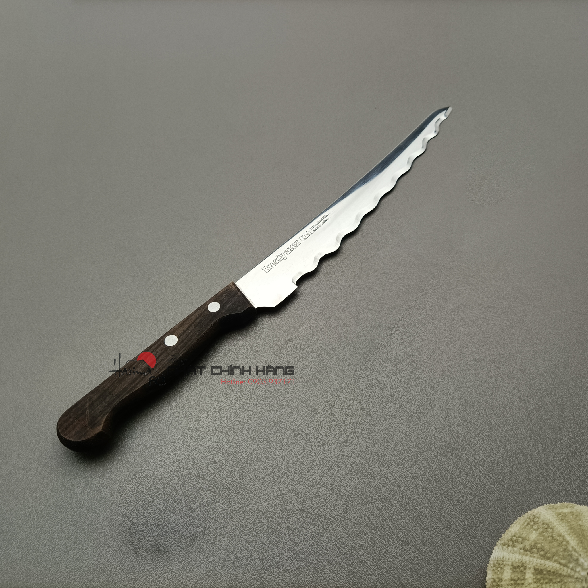 Nhân bản từ Dao Cắt Bánh Mì Baguette Kai 210mm