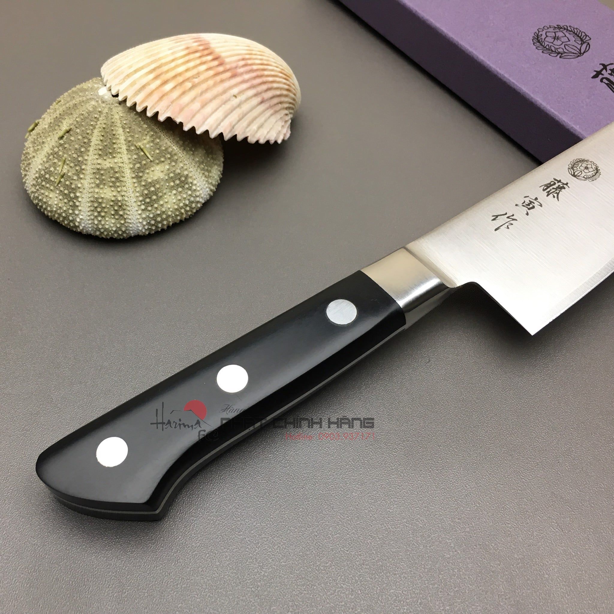 Dao TOJIRO Gyutou 180mm FU807 hợp kim DP Cobalt Nhập khẩu Nhật Bản