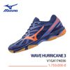 Giày Cầu Lông Mizuno Wave Hurricane 3 Tím Cam