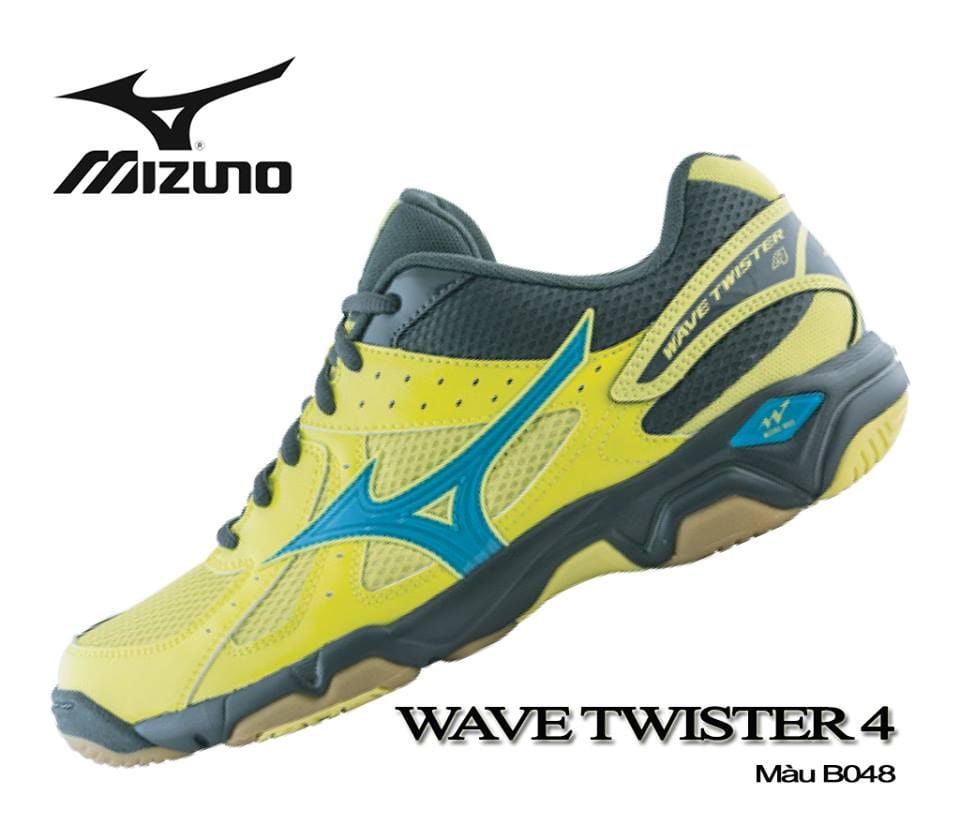 Giày Mizuno WAVE TWISTER 4 vàng