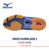 Giày Cầu Lông Mizuno Wave Hurricane 3 Tím Cam