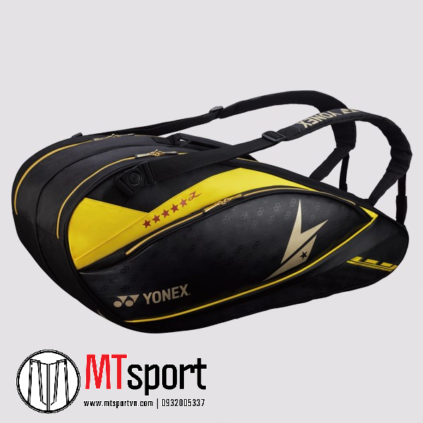 Túi Yonex BAG02WLDEX Đen Phối Vàng Lindan