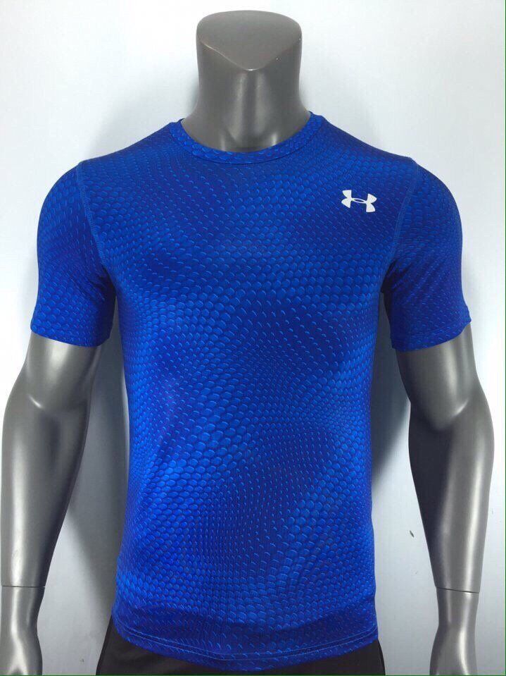 Áo Training Under Armour Xanh Dương Họa Tiết Da Rắn