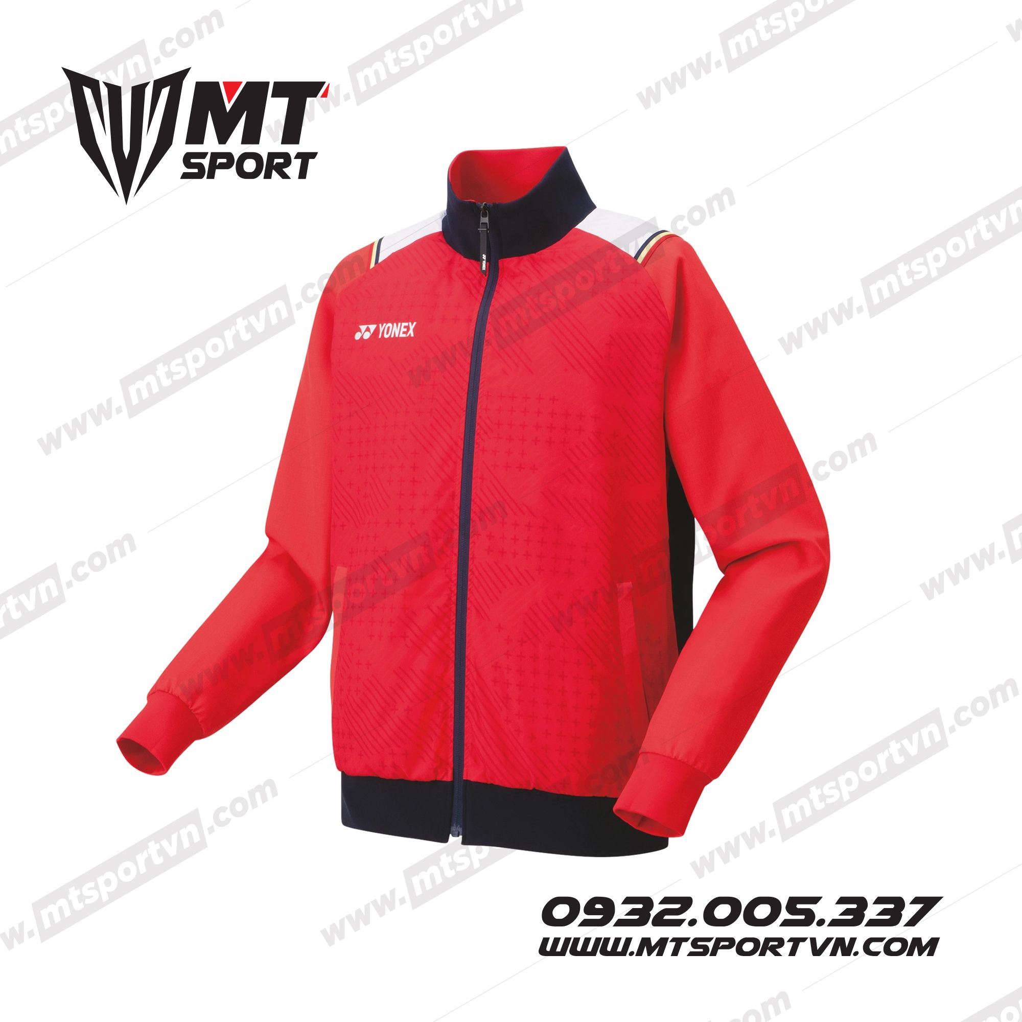 Áo khoác Yonex Đỏ Trắng