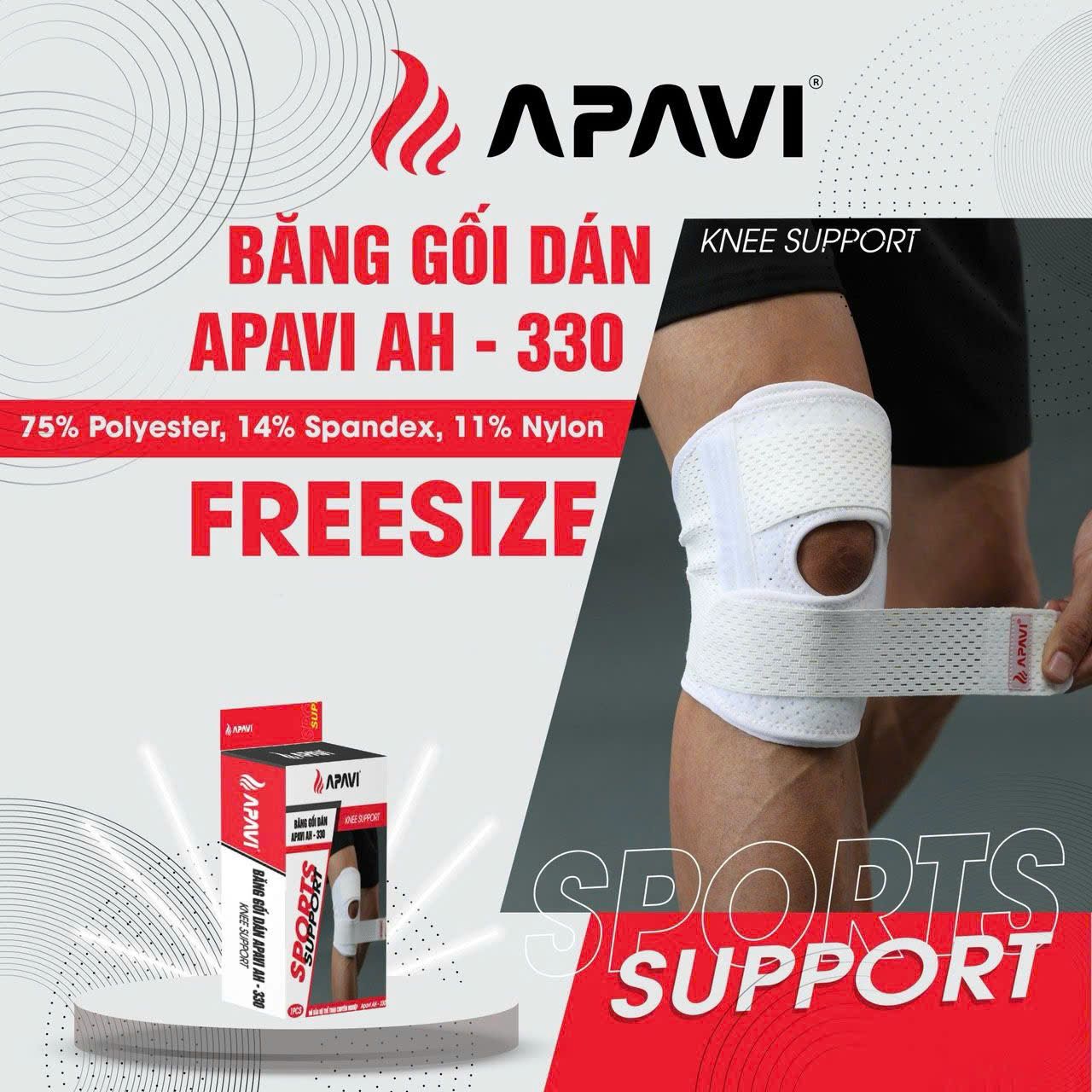 Băng gối Apavi AH-330 ( đen )