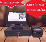  Trọn Bộ Máy Tính Tiền Apollo POS 