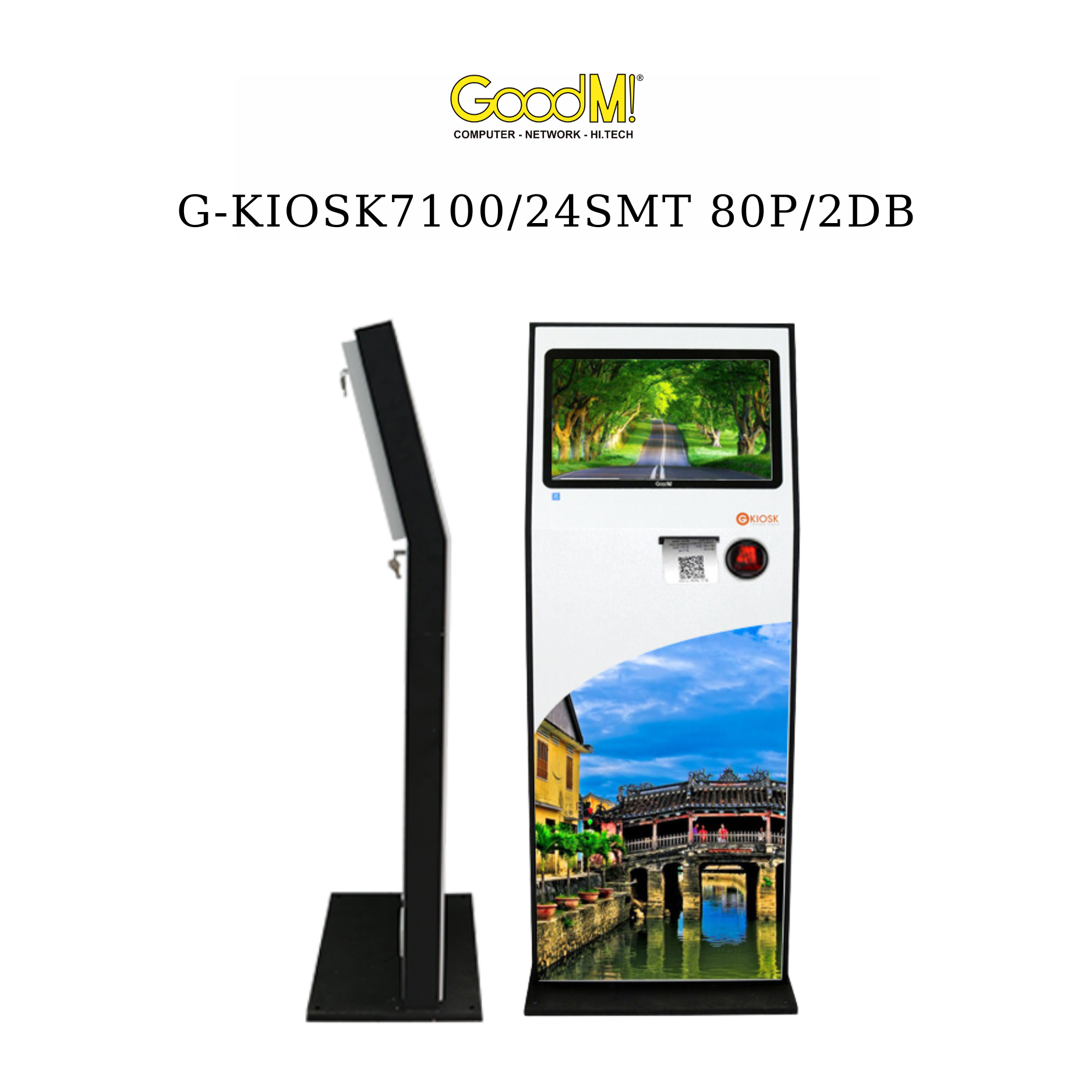  Kiosk Tra Cứu Thông Tin G-KIOSK7100/24SMT 80P/2DB 