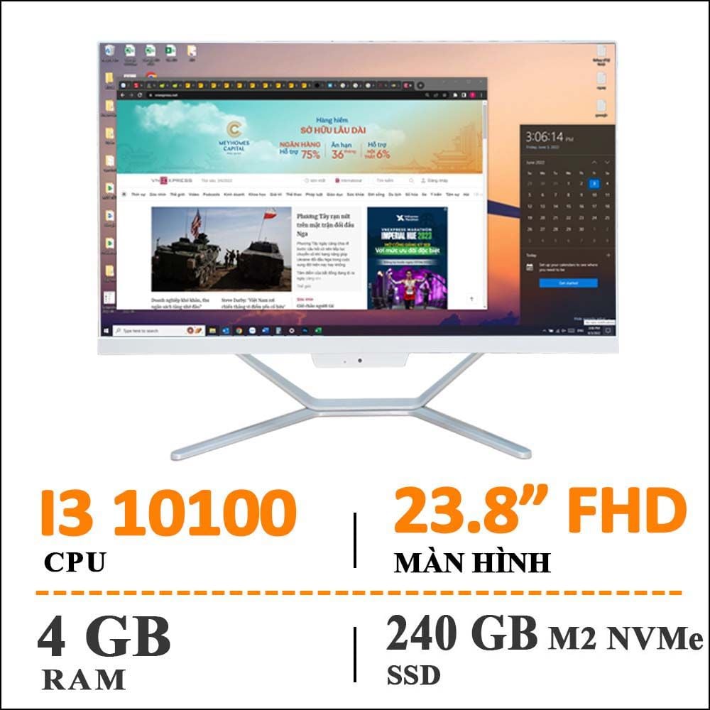  Máy Tính PC AIO Văn Phòng GAV243 PRO4-240 