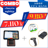  Trọn Bộ Máy Tính Tiền Shop - Cửa Hàng [ Combo Chuyên Nghiệp ] 