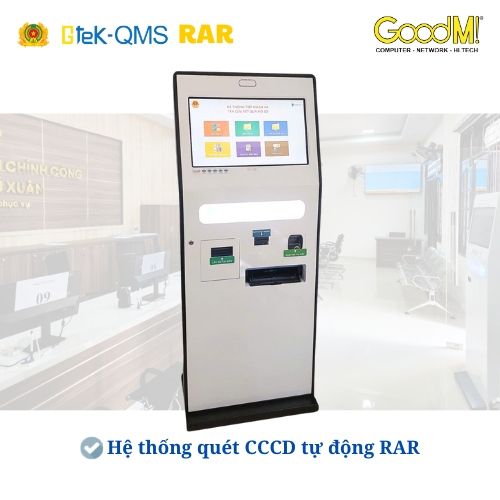 Kiosk quét chip CCCD