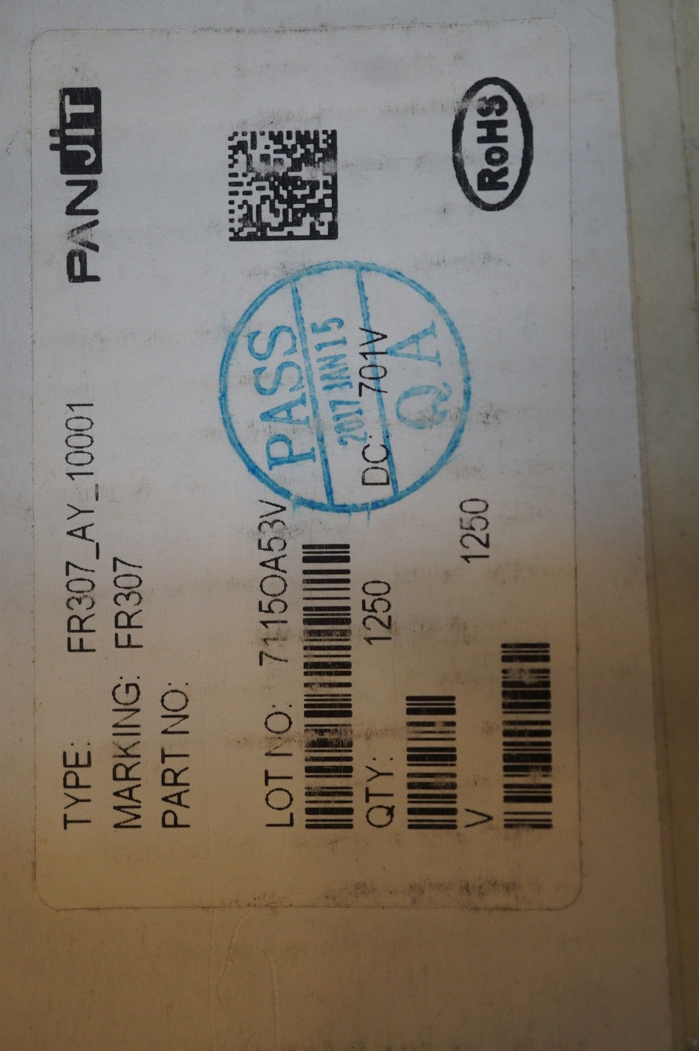 diode fr307 chính Panjit FR307 FR3O7 xung 100 307 Diode hãng má»i diode fr307 chính Panjit FR307 FR3O7 xung 100 307 Diode hãng má»i