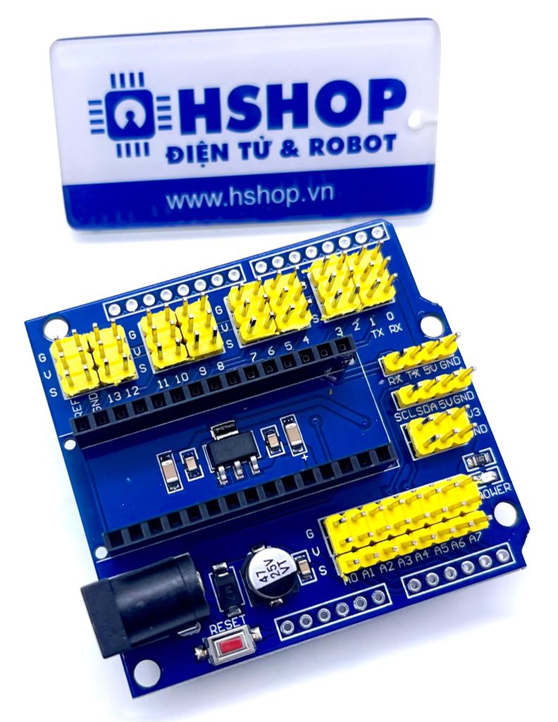 Đế ra chân Nano I/O Shield V2 (Arduino Nano Compatible)