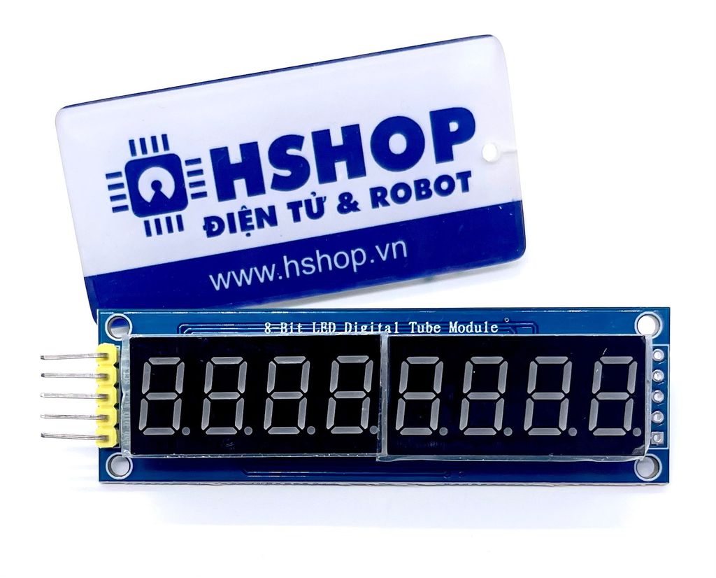 Mạch hiển thị led 7 đoạn 74HC595 8-Digit Display 0.36 Inch Module