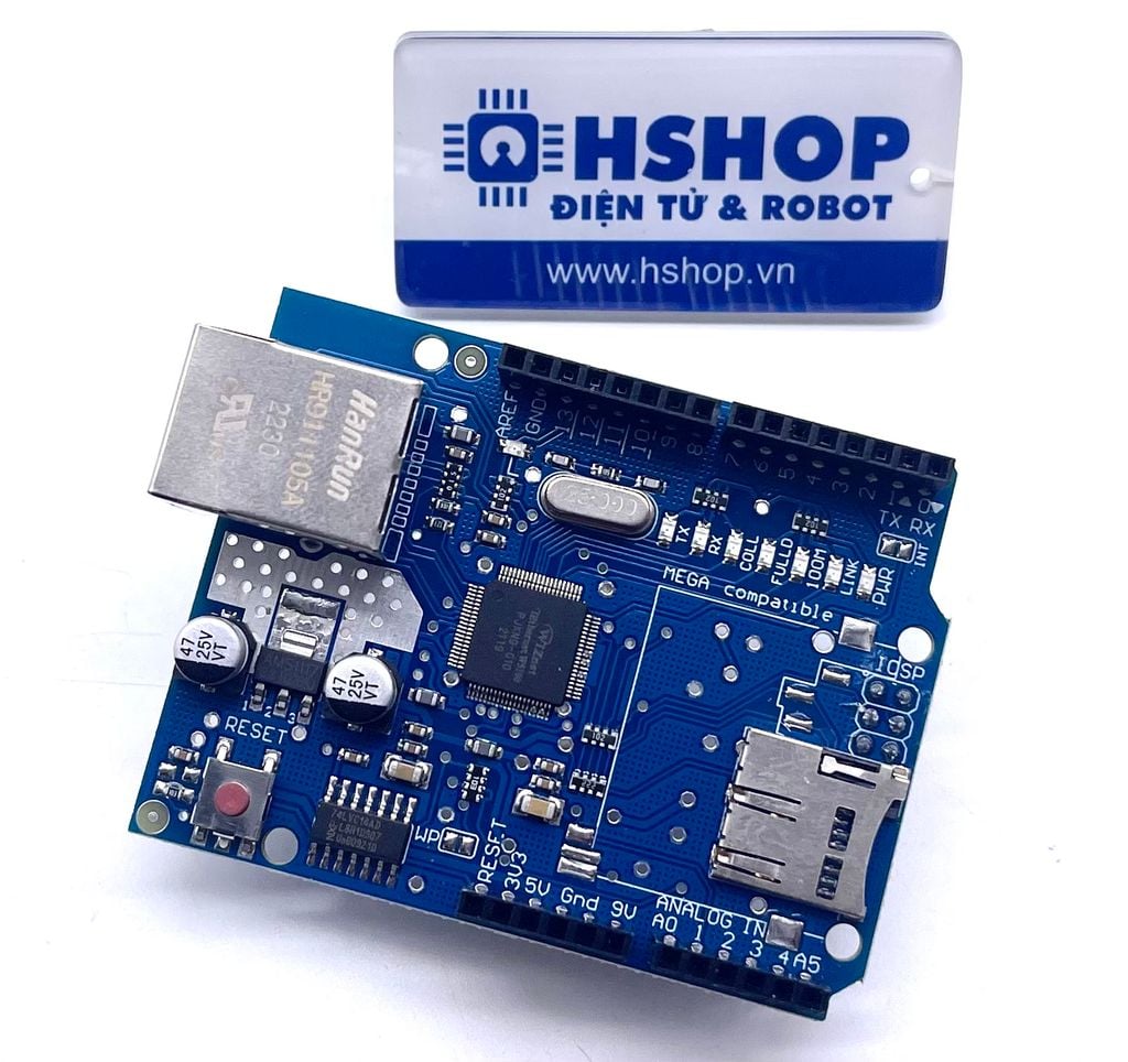 Mạch Ethernet Shield W5100 (Arduino Compatible)