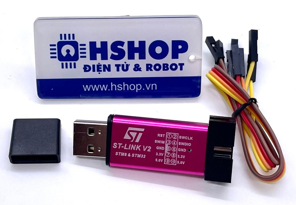 Mạch nạp STM8, STM32 ST-Link V2 Mini