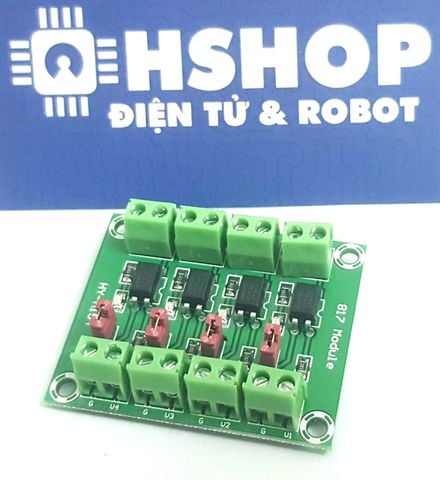 Mạch Opto cách ly 4CH PC817 Optocoupler Isolation Board