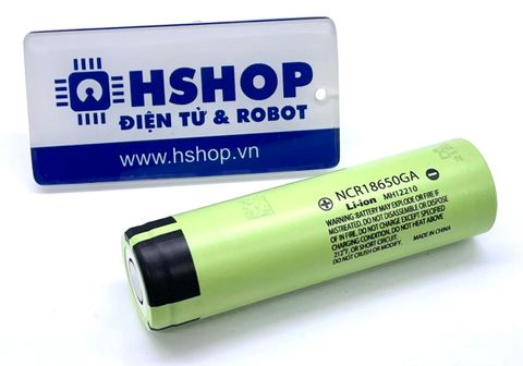 Pin sạc 18650 Li-ion rechargeable battery chính hãng Panasonic NCR18650GA 3.7V 3500mAh 3C