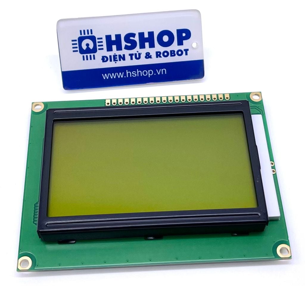 Màn hình Graphic LCD 12864 Driver ST7920 xanh lá