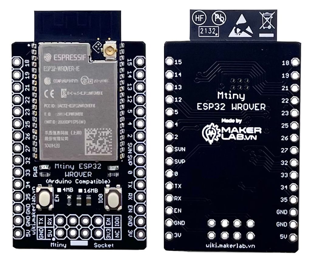 Mạch Mtiny ESP32 WROVER-IE (Arduino Compatible)