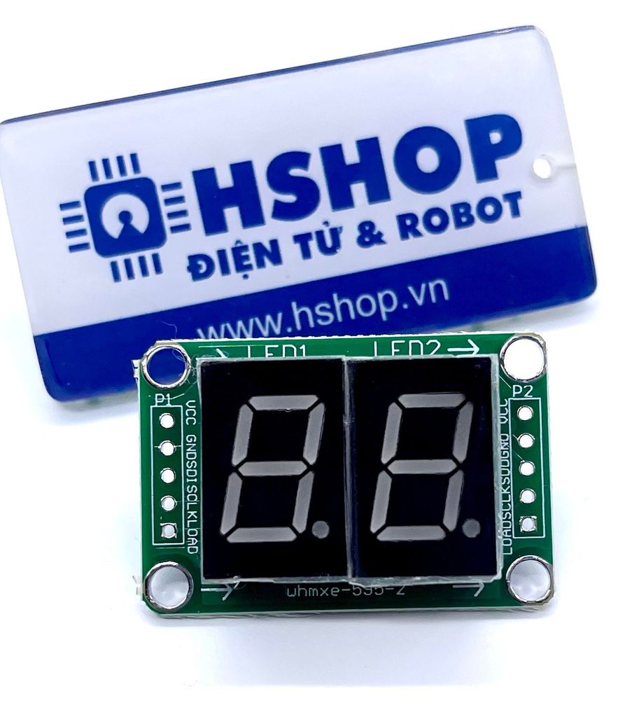 Mạch hiển thị Led 7 đoạn 74HC595 2-Digit Display 0.56 Inch Module