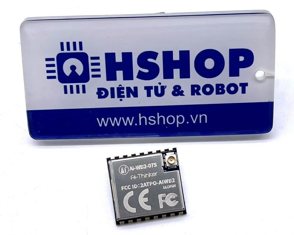 Mạch thu phát Wifi BLE 5.0 RISC-V SoC BL602 Ai-WB2-07S Ai-Thinker