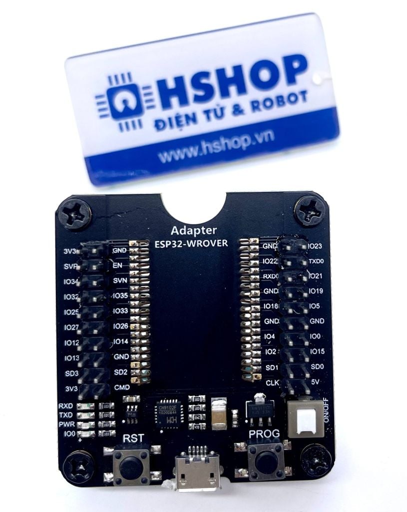 Đế nạp ra chân Wifi BLE SoC ESP32 ESP32-WROVER