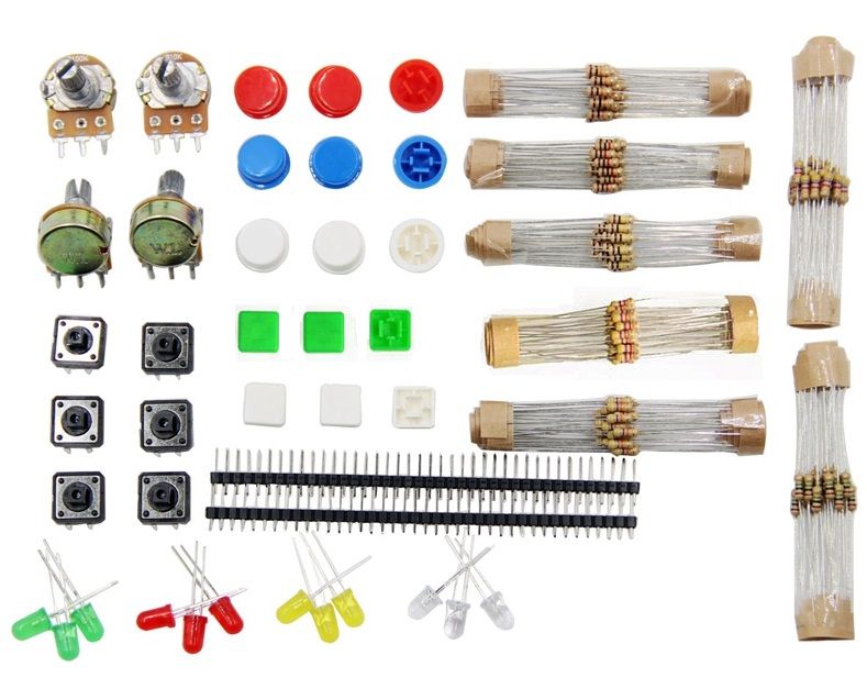 Bộ kit linh kiện điện tử cơ bản 1 (Basic Electronic Parts Kit 1)