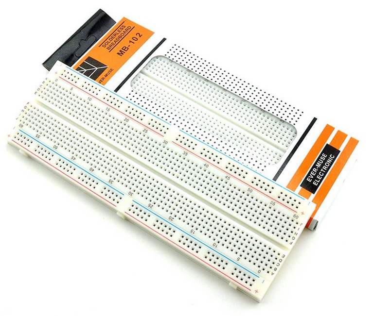 Breadboard MB102 830 lỗ 165x55x10mm
