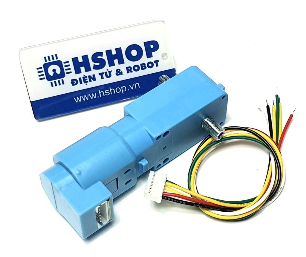 Động cơ DC Servo Geared TT Motor with Encoder Ratio 1:84