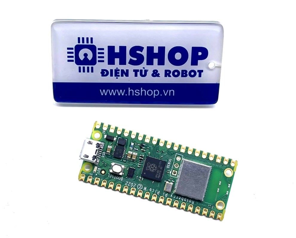 Mạch Vi Điều Khiển Raspberry Pi Pico W RP2040 + Wifi & Bluetooth