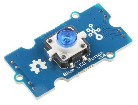 Grove - Blue LED Button (Nút nhấn tích hợp đèn Led)