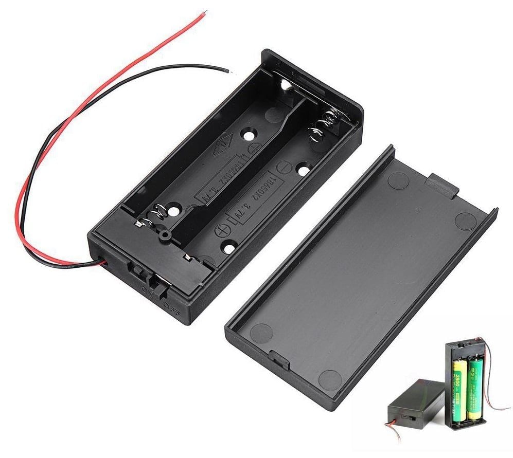 Hộp pin 2 X 18650 Battery Holder có công tắc