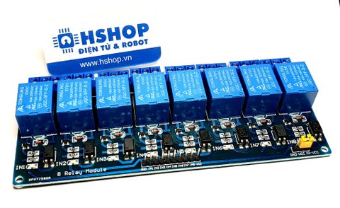 Mạch 8 Relay Opto cách ly 5VDC