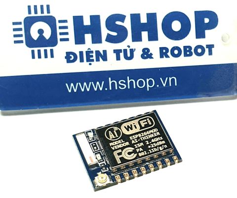 Mạch thu phát Wifi SoC ESP8266 ESP-07 Ai-Thinker