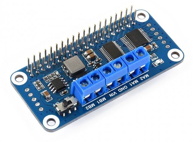 Mạch Waveshare Motor Driver HAT for Raspberry Pi I2C Interface