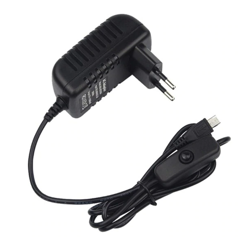 Nguồn có công tắc cho máy tính nhúng Power Supply 5.1V 3A Micro USB