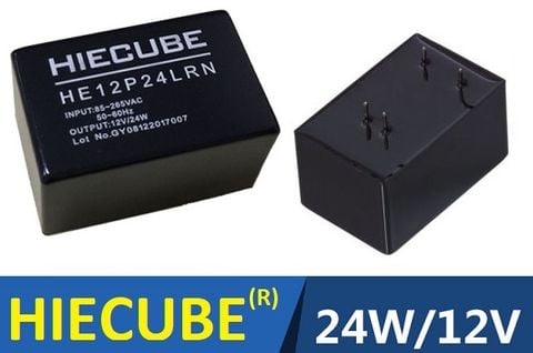 Nguồn xung AC-DC HIECUBE HE12P24LRN 12VDC 24W