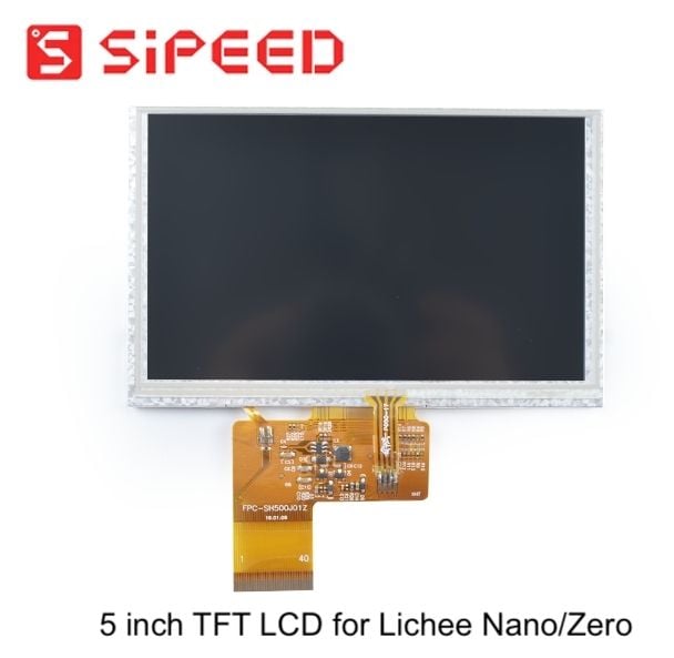 Sipeed 5 inch Resistive Touch Screen LCD 40-Pin FPC interface for Lichee Nano/Zero