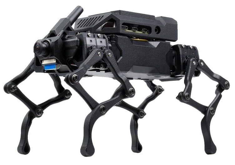 WAVEGO, 12-DOF Bionic Dog-Like Robot Powered by Raspberry Pi 4