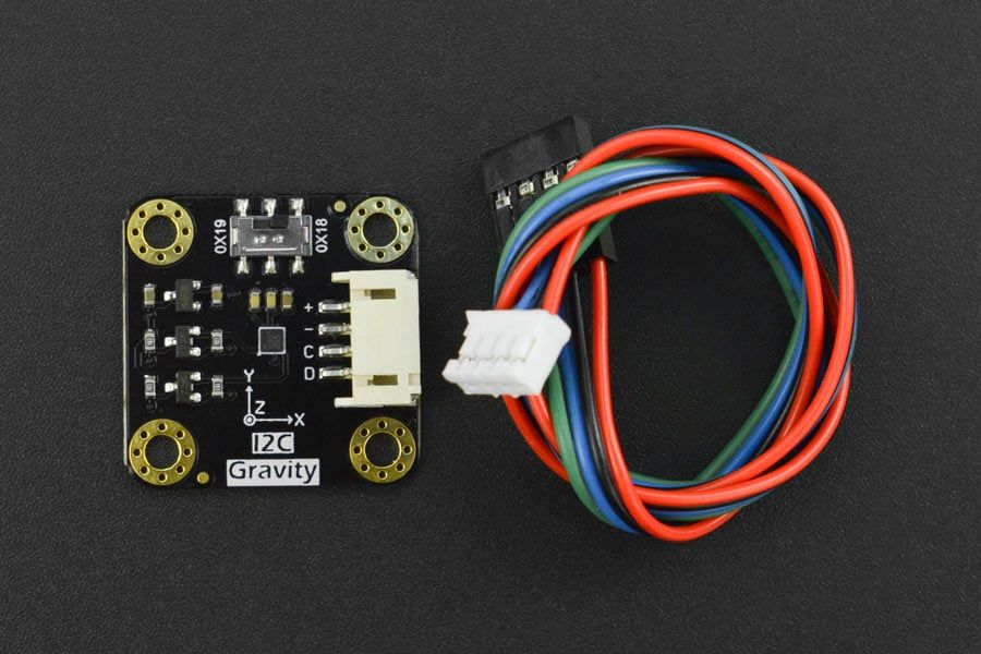 Cảm biến gia tốc DFRobot Gravity: I2C LIS2DW12 Triple Axis Accelerometer Sensor (±2g/±4g/±8g/±16g)