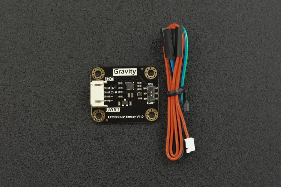 Cảm biến tia UV DFRobot Gravity: LTR390 UV Light Sensor (280nm to 430nm) - I2C & UART