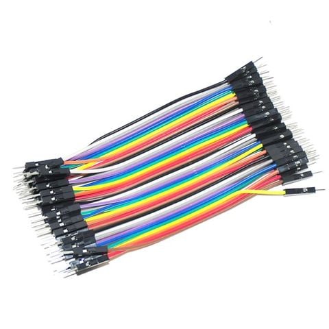 Dây Cắm Breadboard đực đực 10cm 40 sợi loại tốt (M-M Jumper Wire)