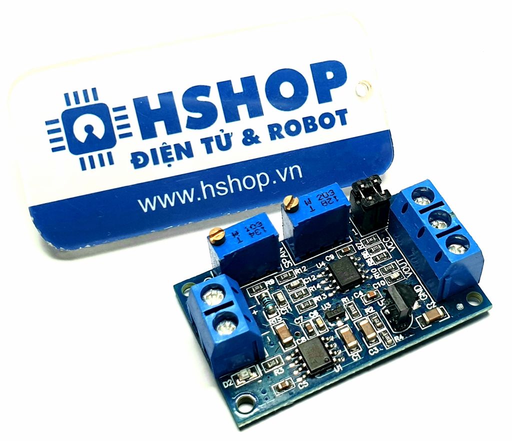 Mạch chuyển tín hiệu dòng áp Current 4~20mA to Voltage 3.3/5/10VDC Converter HW-685