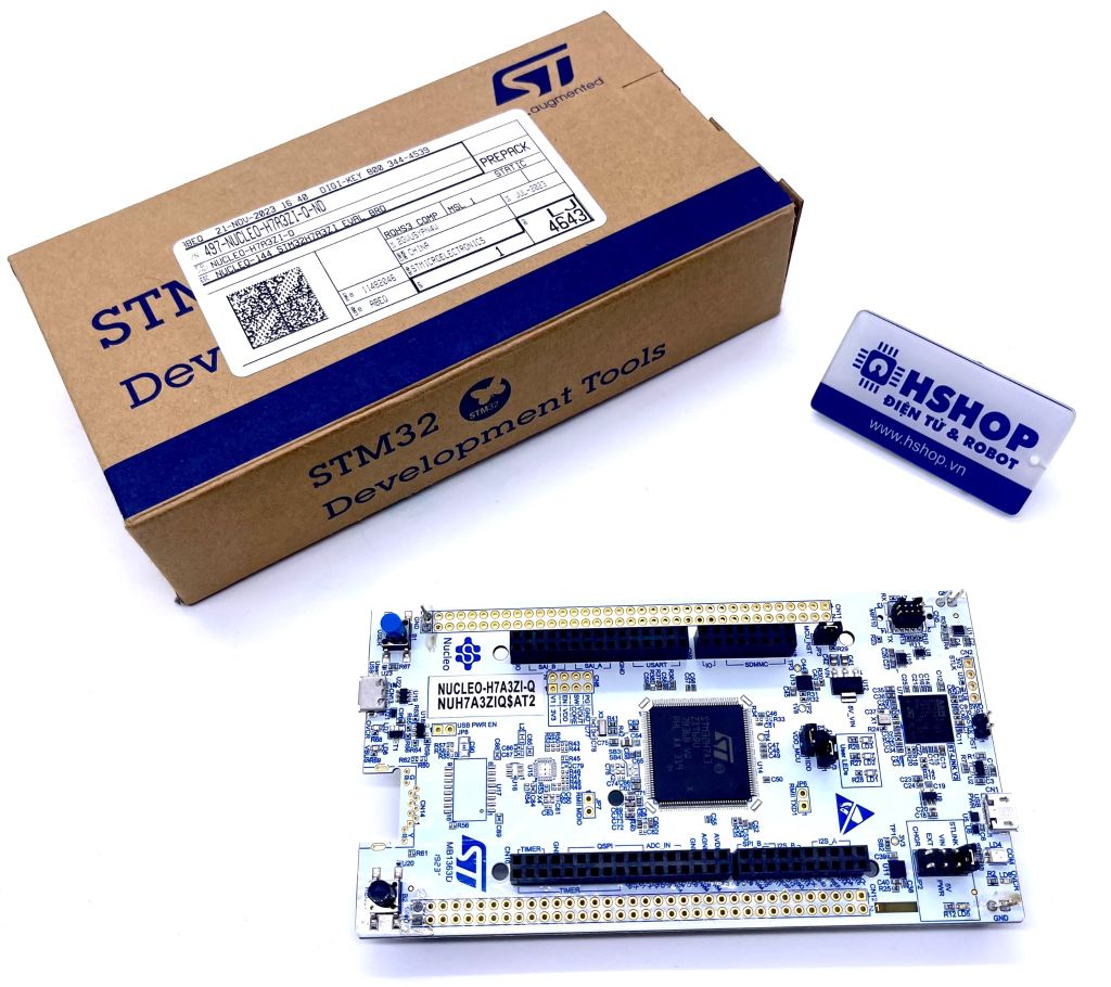 Kit NUCLEO-H7A3ZI-Q, STM32 Nucleo-144 development board with STM32H7A3ZI MCU